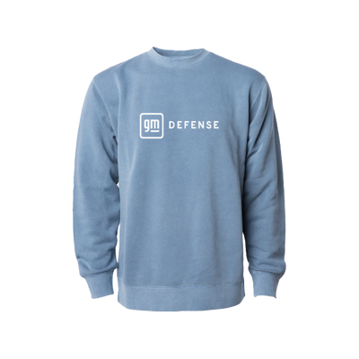 Light Slate Gray GM Defense Unisex Midweight Pigment Dyed Crew Neck