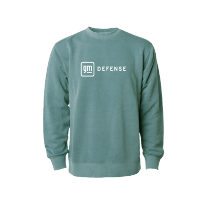 Slate Gray GM Defense Unisex Midweight Pigment Dyed Crew Neck