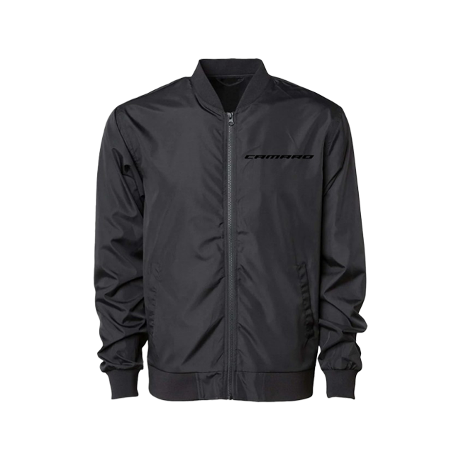 Dark Slate Gray Camaro Panther Bomber Jacket