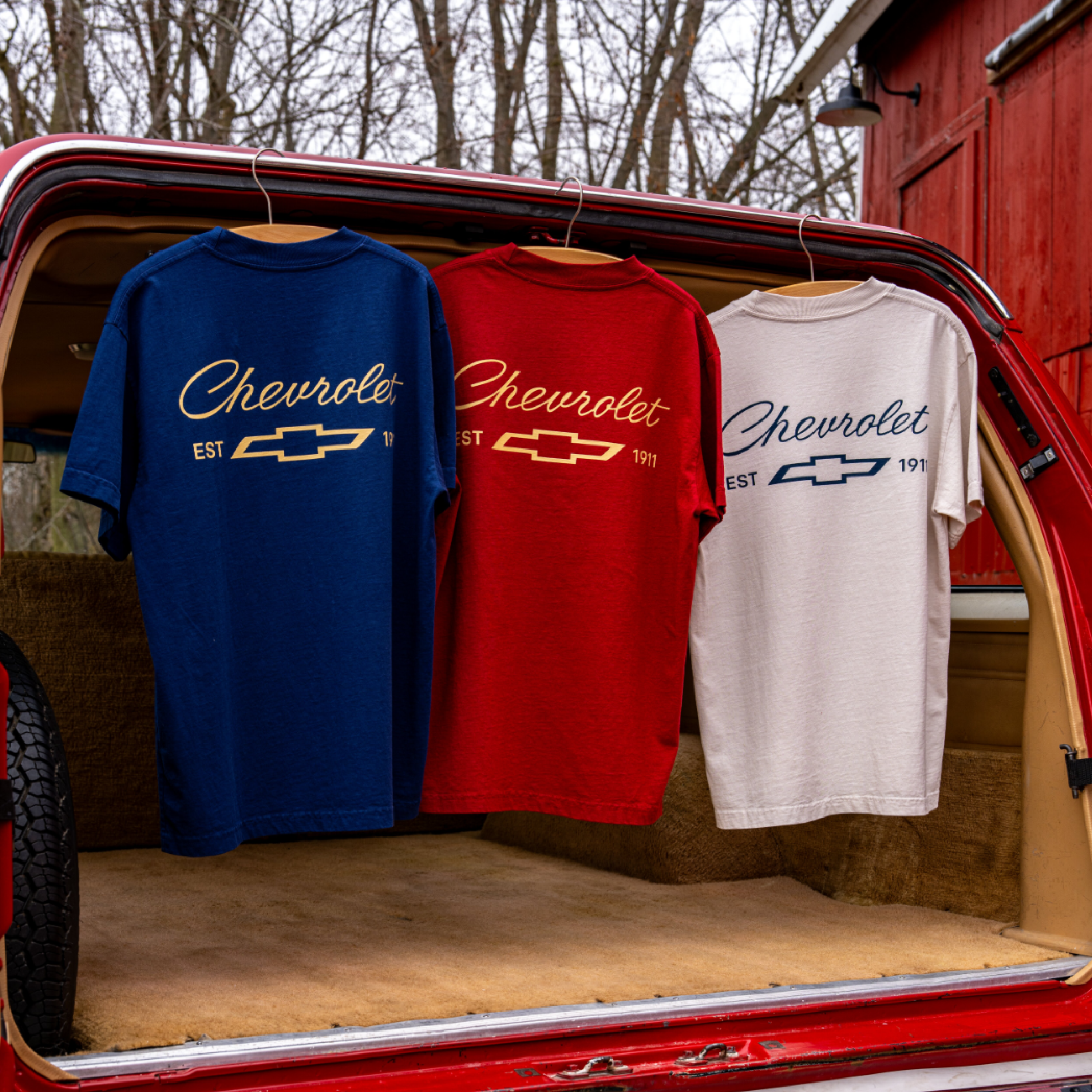 Chevrolet Classic Holiday Tee - Cardinal
