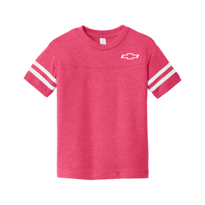 Chevrolet Toddler Striped Sleeve Tee