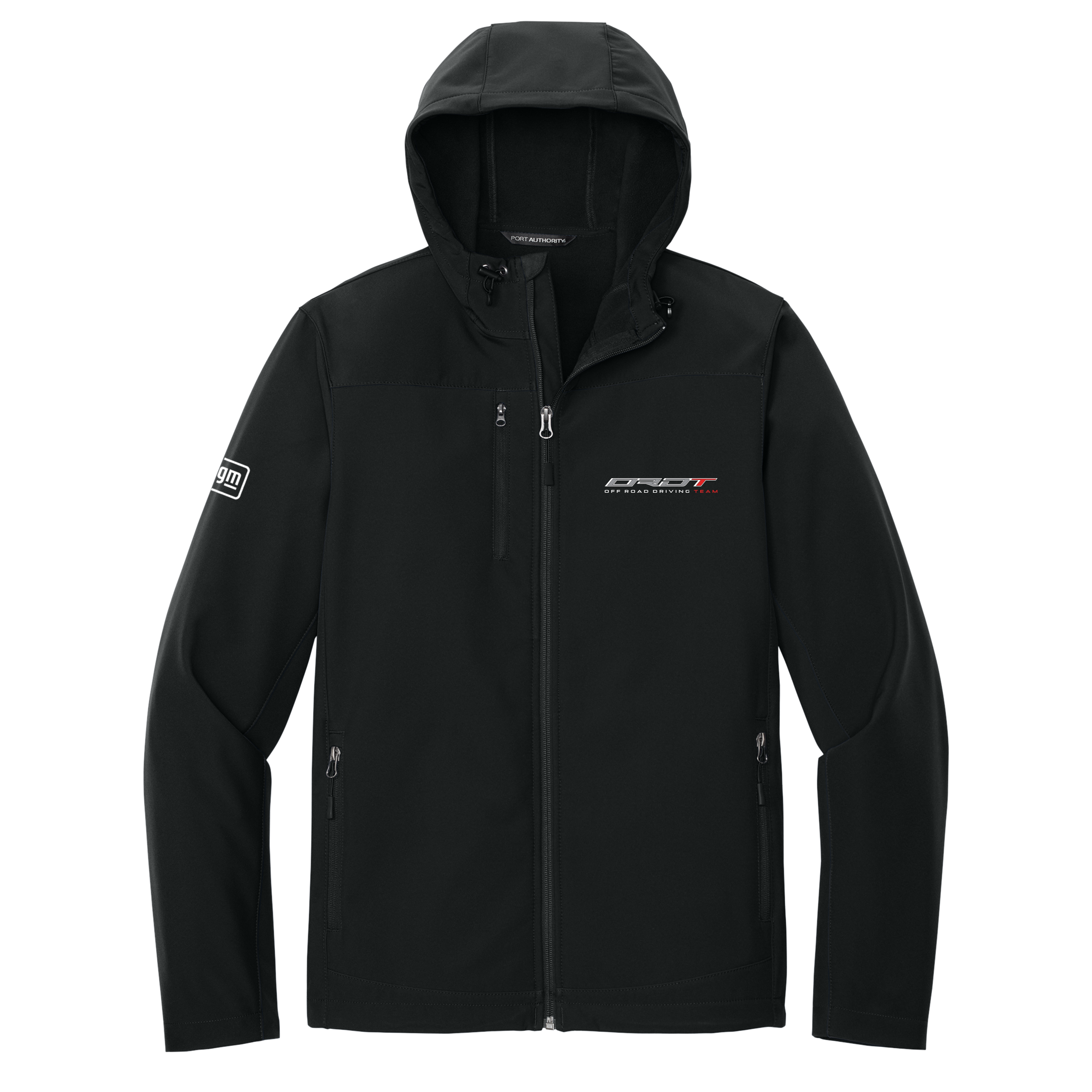 Black ORDT Hooded Core Soft Shell Jacket