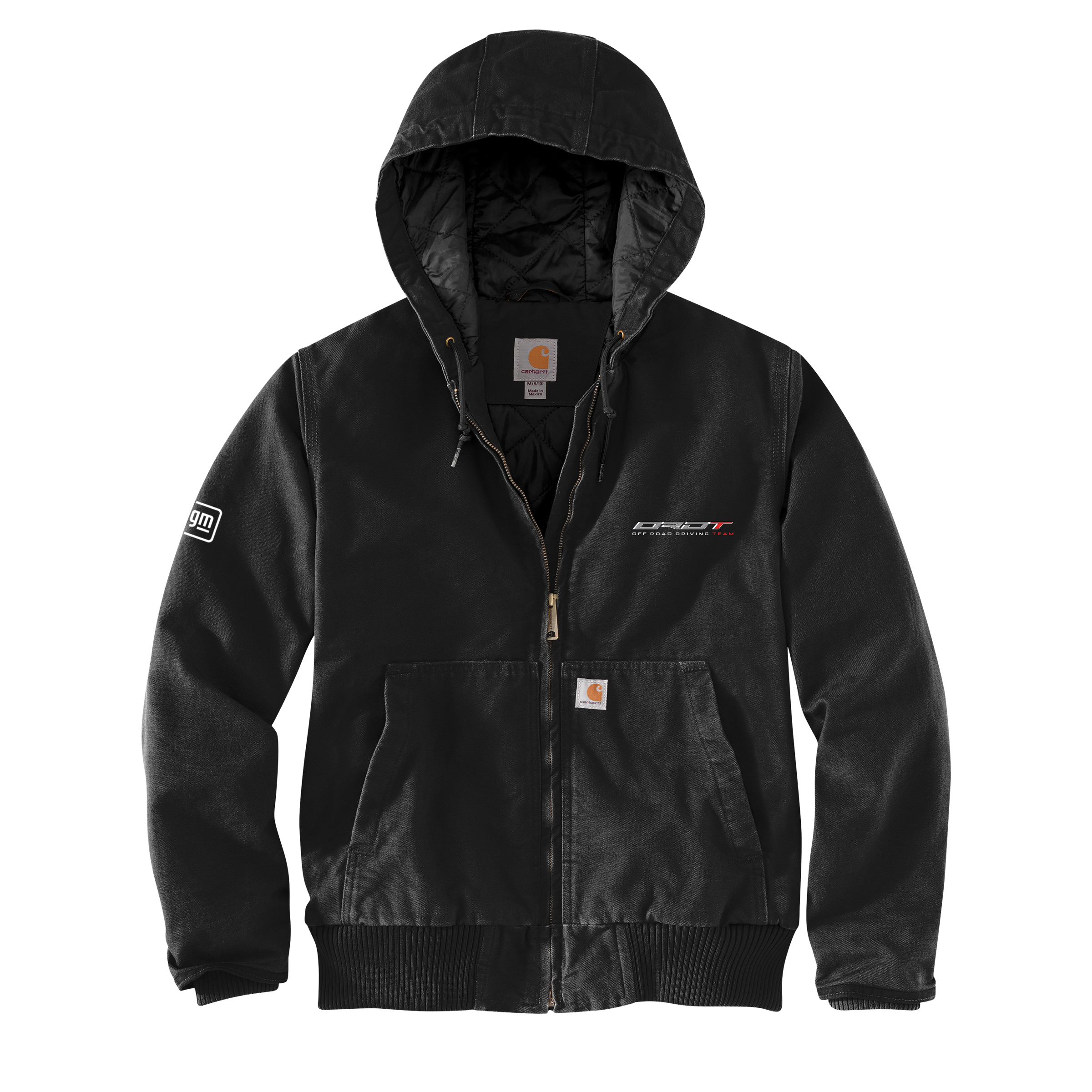 Black ORDT Carhartt Women's Washed Duck Active Jac
