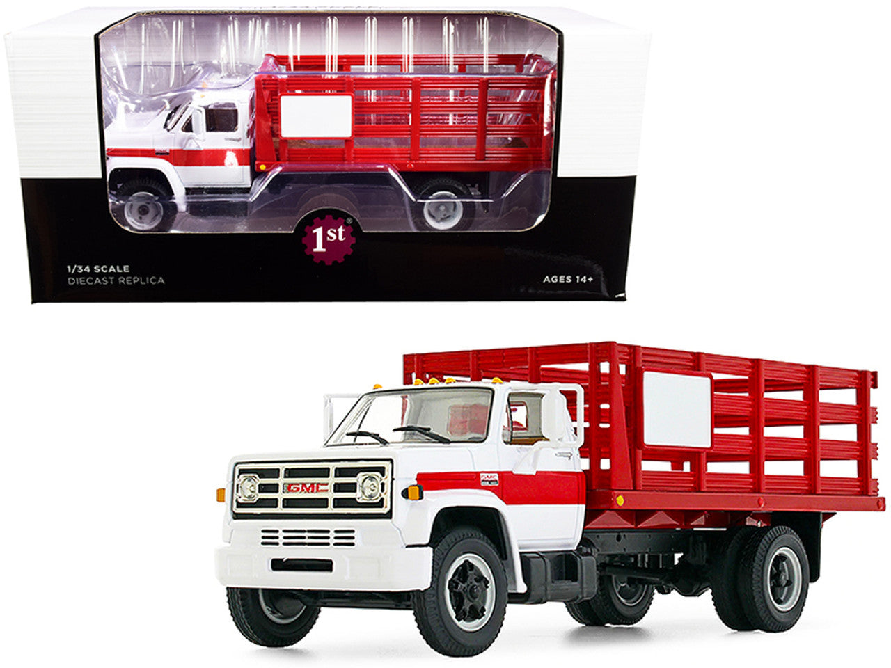GMC 6500 Stake Truck 1:34 Scale Diecast
