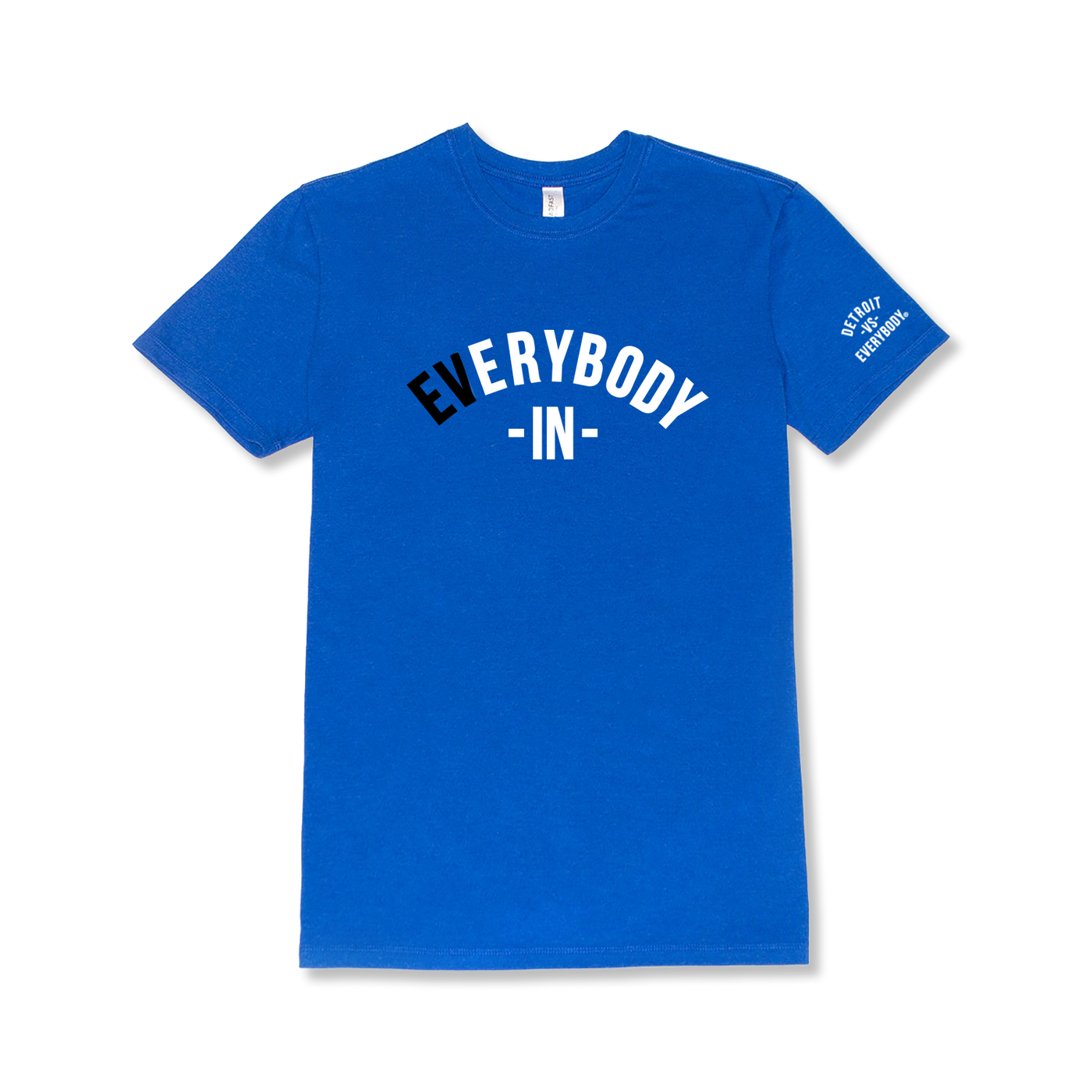 EVerybody in. Unisex Tee by DETROIT VS EVERYBODY