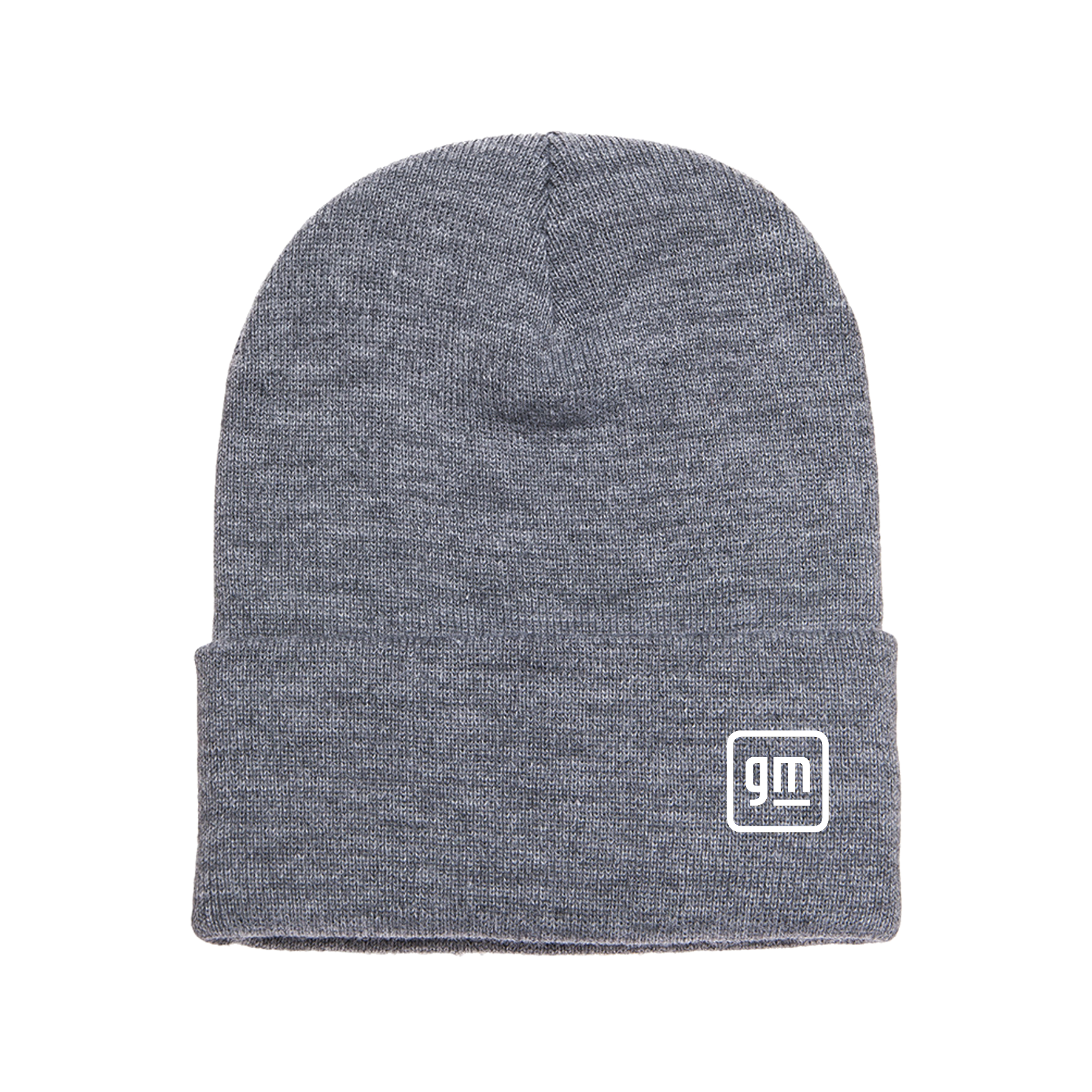 Dim Gray General Motors Cuffed Knit Beanie