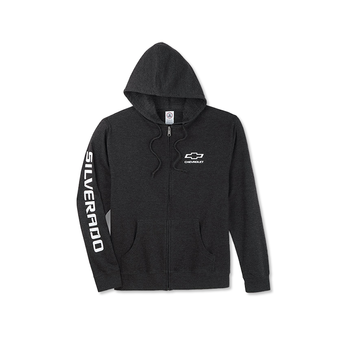 Dark Slate Gray Silverado Full-Zip Fleece Hoodie