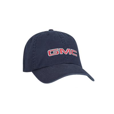 Dark Slate Gray GMC Navy Washed Canvas Cap