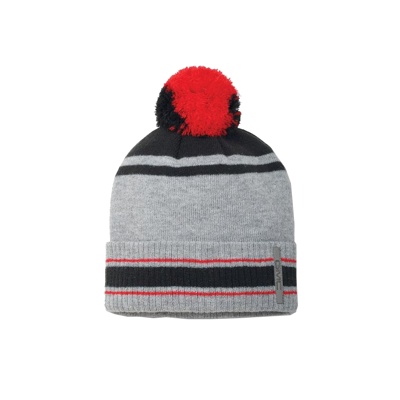 Dark Gray GMC Striped Knit Beanie