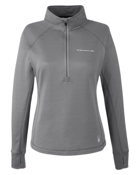 Dim Gray Sierra EV Women's Spyder Freestyle Half-Zip Pullover