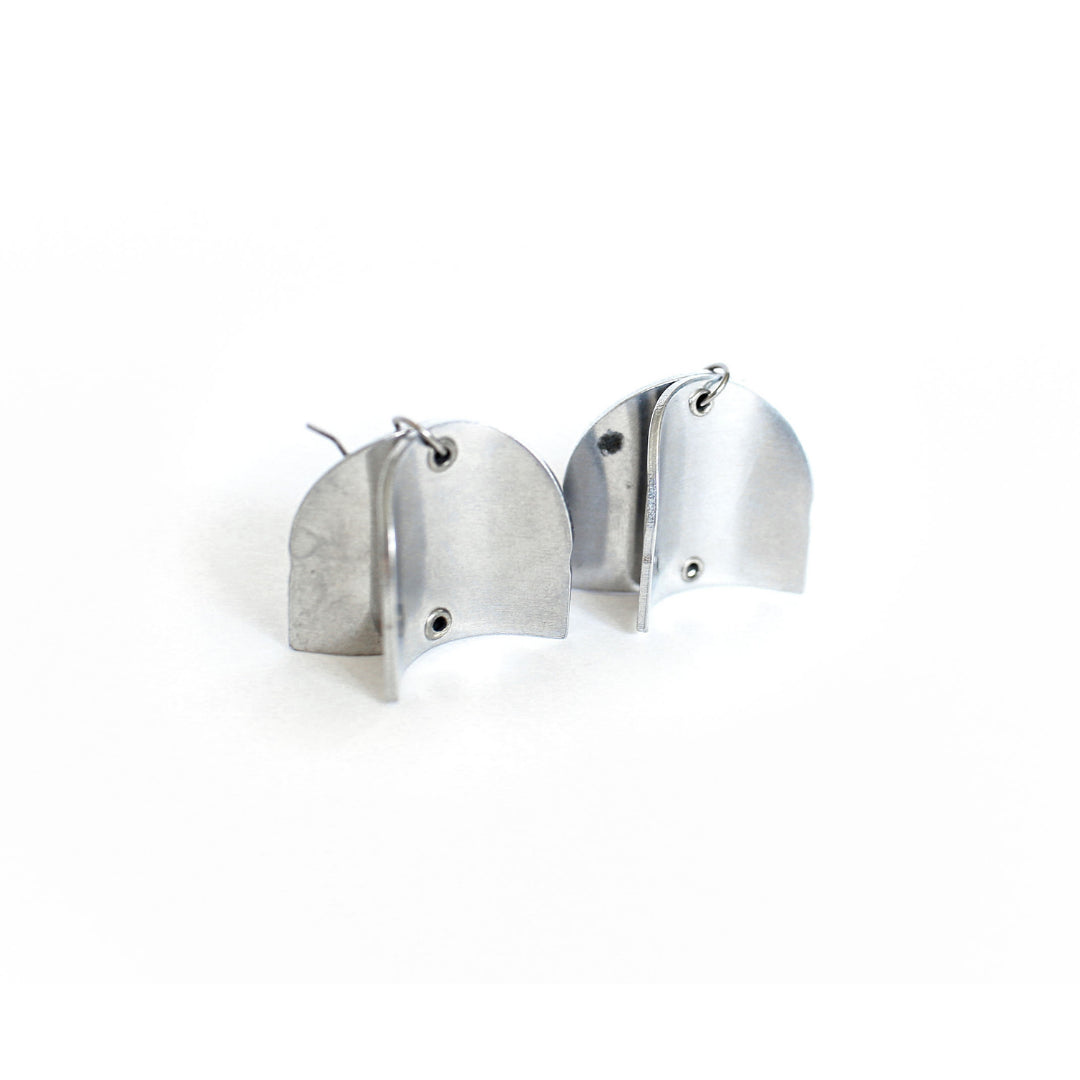 Light Gray Mend On The Move Warrior Earrings