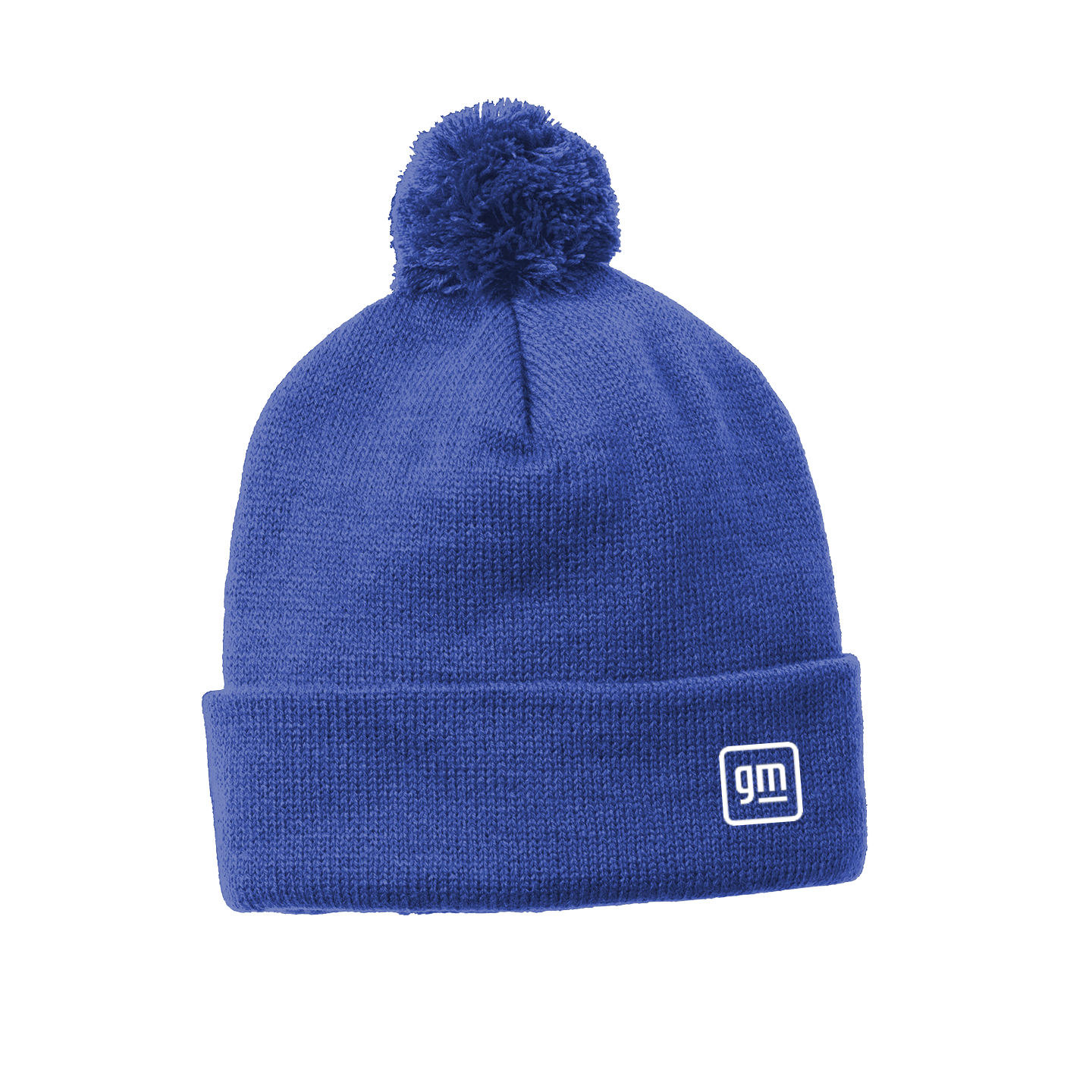 Dark Slate Blue General Motors Pom Beanie