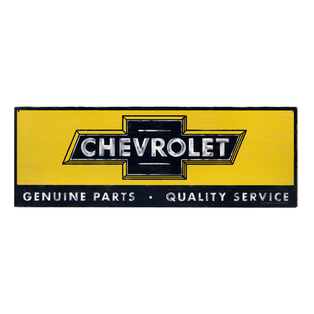 Chevrolet Parts & Service Wood Wall Décor