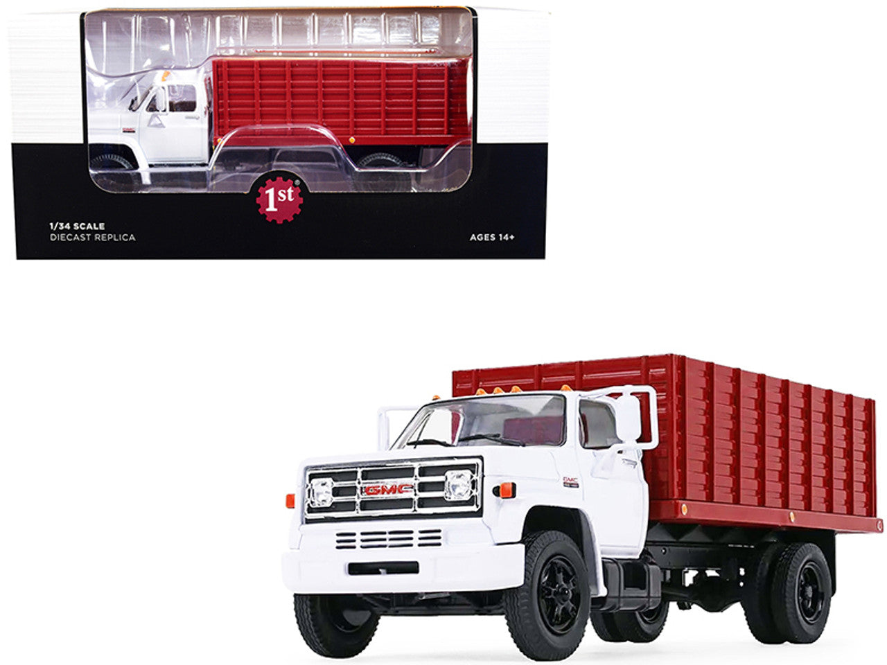 1970s GMC 6500 Grain Truck with Corn Load 1:34 Scale Diecast