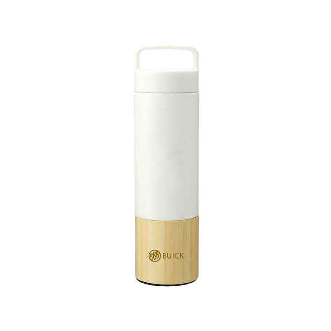 Light Gray Buick 18oz Welly Insulated Wide Mouth Bottle w/ Infuser