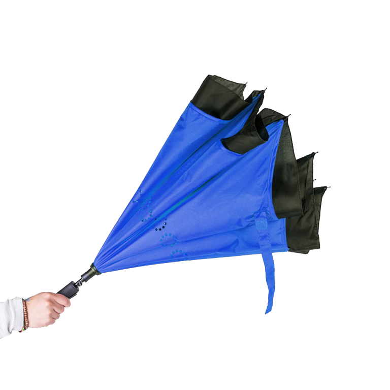 Royal Blue Buick Inverted Umbrella