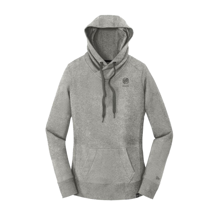 Light Slate Gray Buick New Era® Ladies French Terry Pullover Hoodie