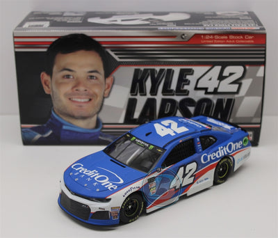 Kyle Larson 2018 Credit One Bank Stripe 1:24 Scale Nascar Diecast