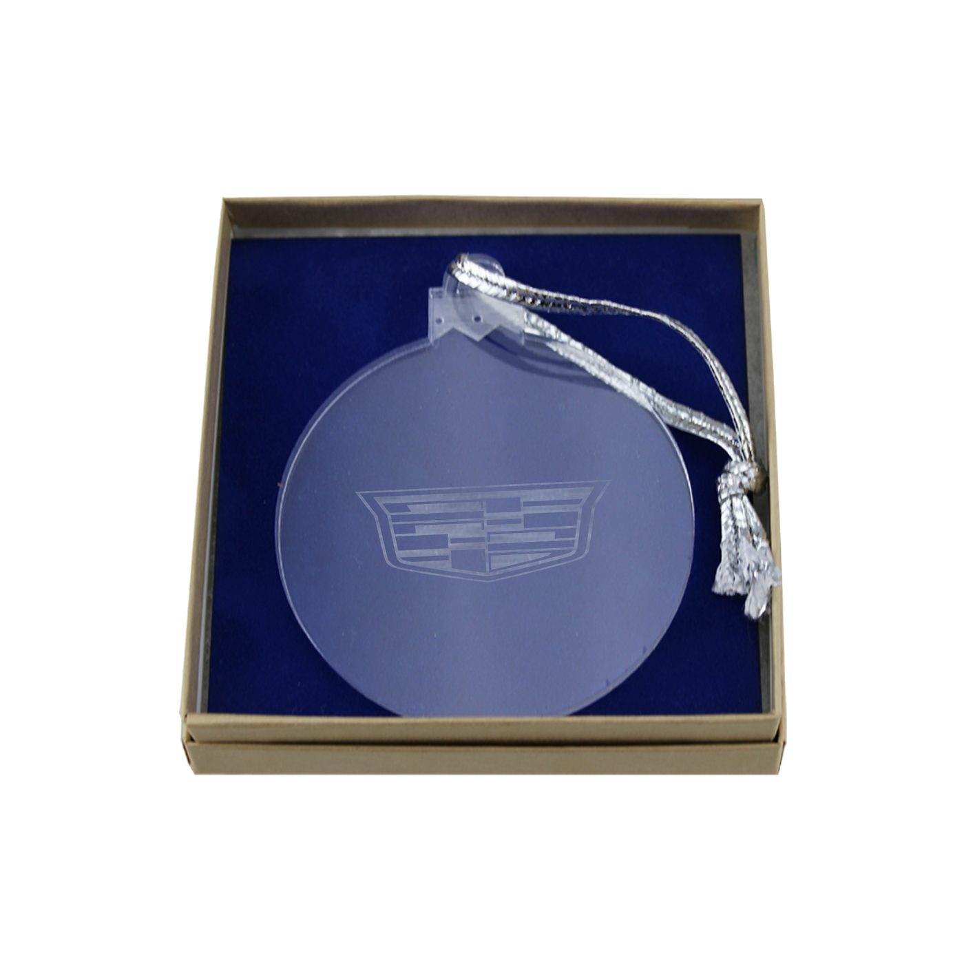 Dark Slate Gray Cadillac Engraved Ornament