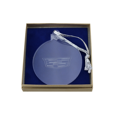 Dark Slate Gray Cadillac Engraved Ornament