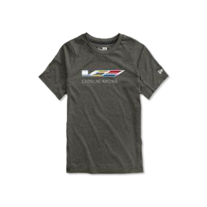 Dark Slate Gray Cadillac Racing Youth New Era Performance Tee