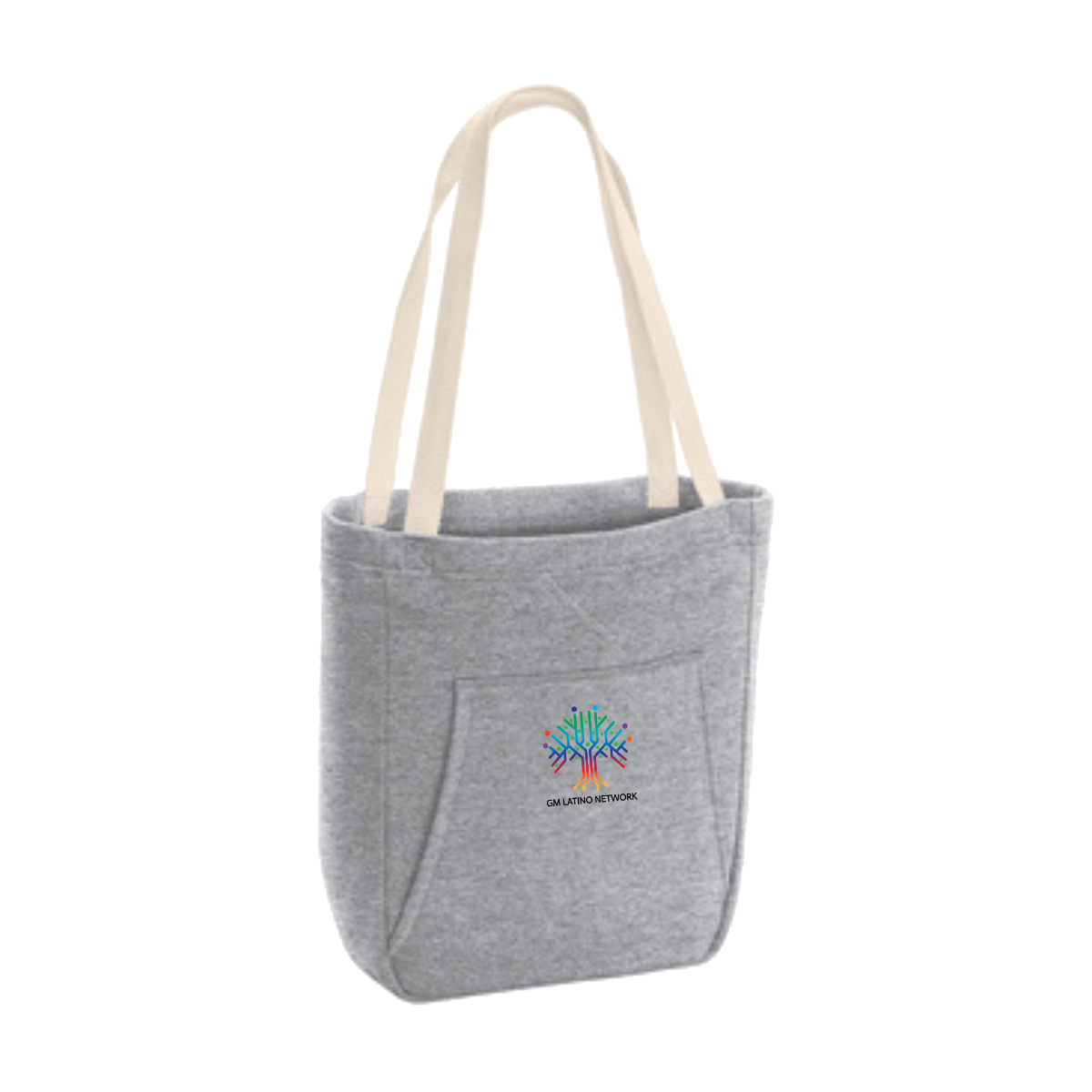 Dark Gray GM Latino Network ERG Sweatshirt Tote