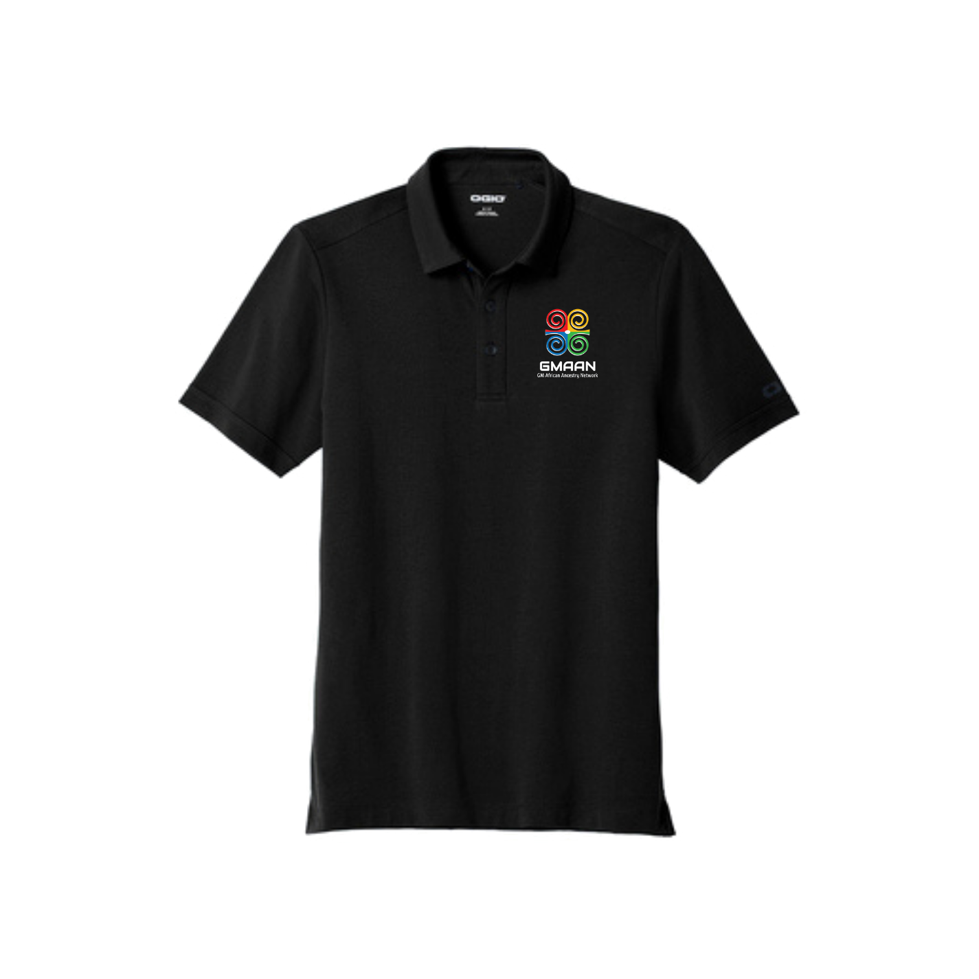 Black GM GMAAN ERG OGIO Polo