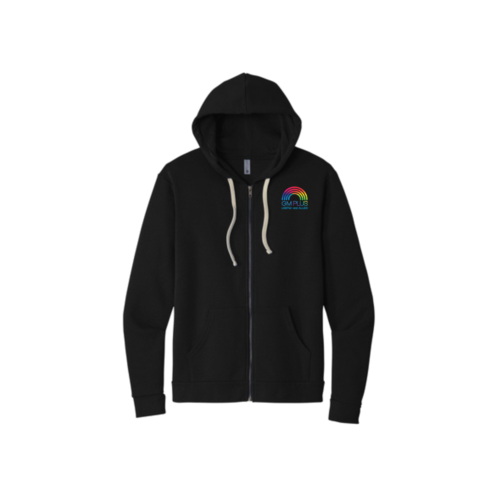 Black GM PLUS ERG Zip-Up Hoodie