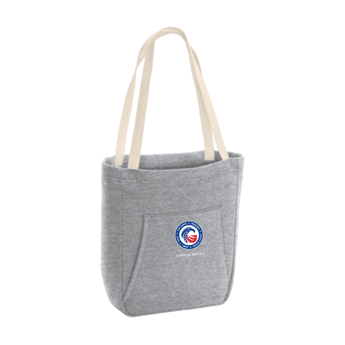 Dark Gray GM Veterans ERG Sweatshirt Tote