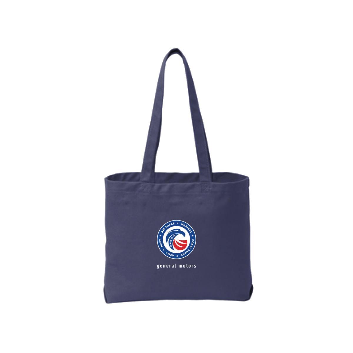 Dark Slate Gray GM Veterans ERG Beach Tote