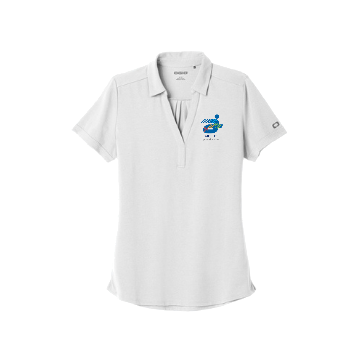Light Gray GM ABLE ERG Women's OGIO Polo