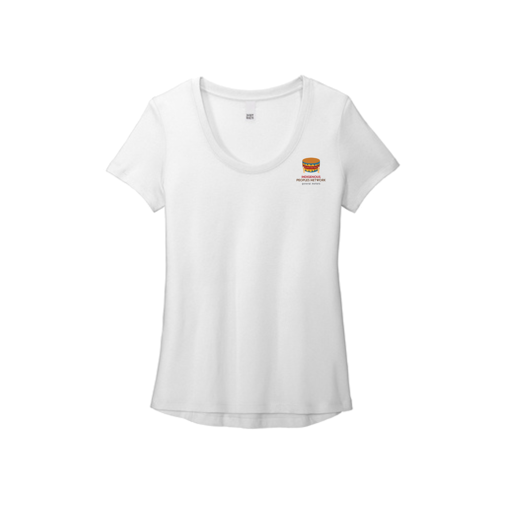 Light Gray GM Indigenous Peoples Network ERG Scoop Neck Tee