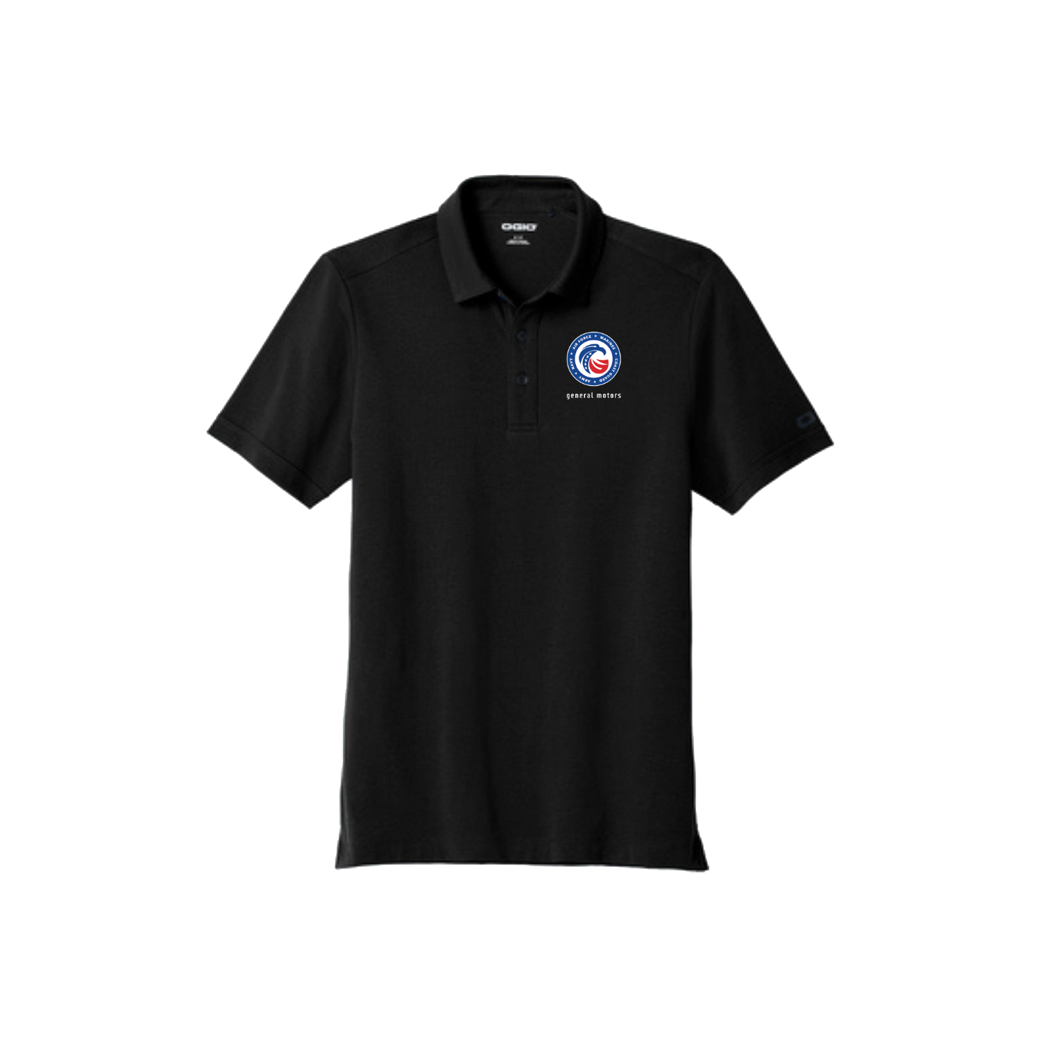 Black GM Veterans ERG OGIO Polo