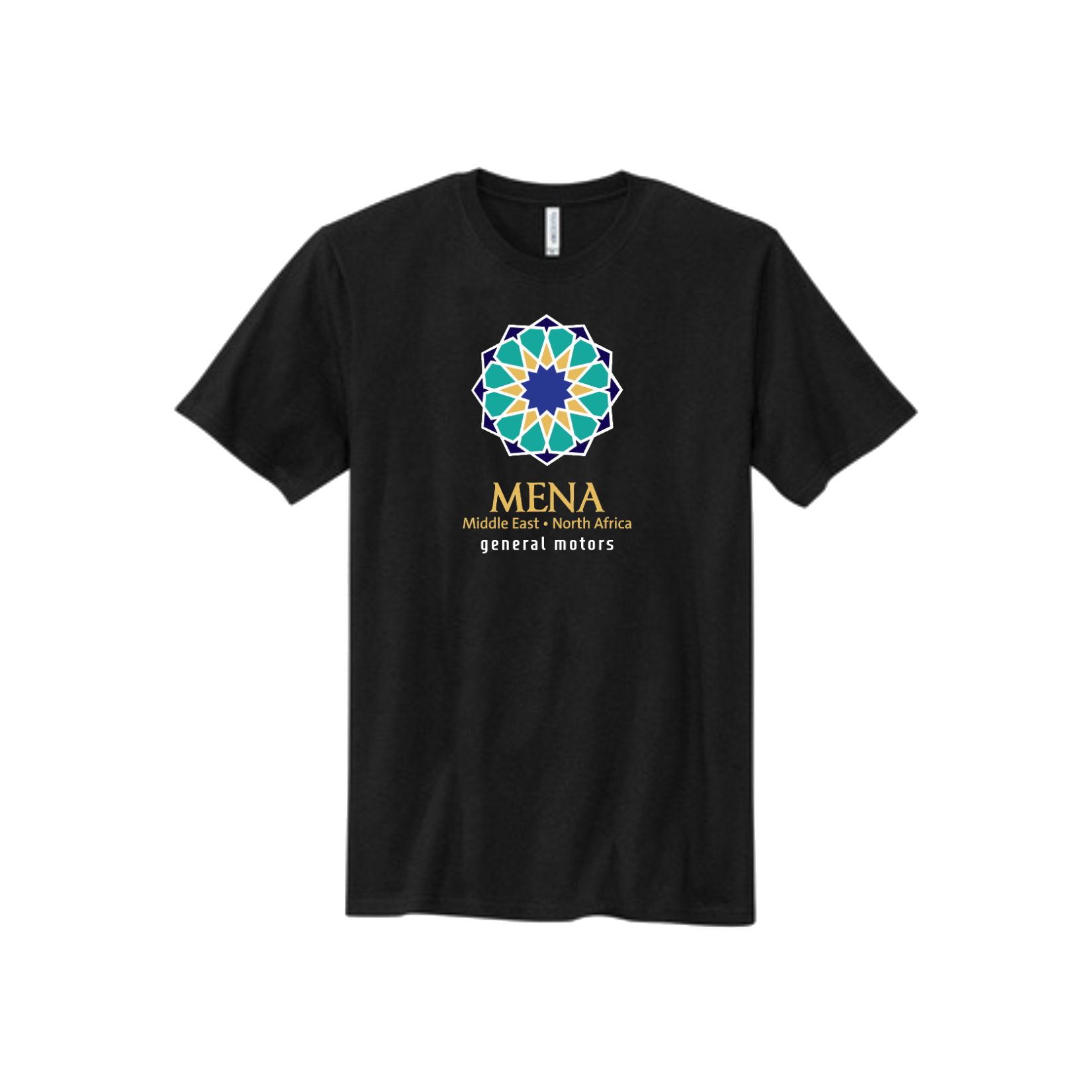 Black GM MENA ERG USA Made T-Shirt