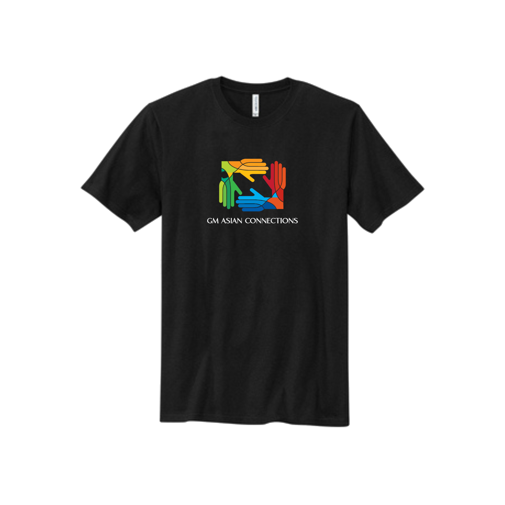 Black GM Asian Connections ERG USA Made T-Shirt