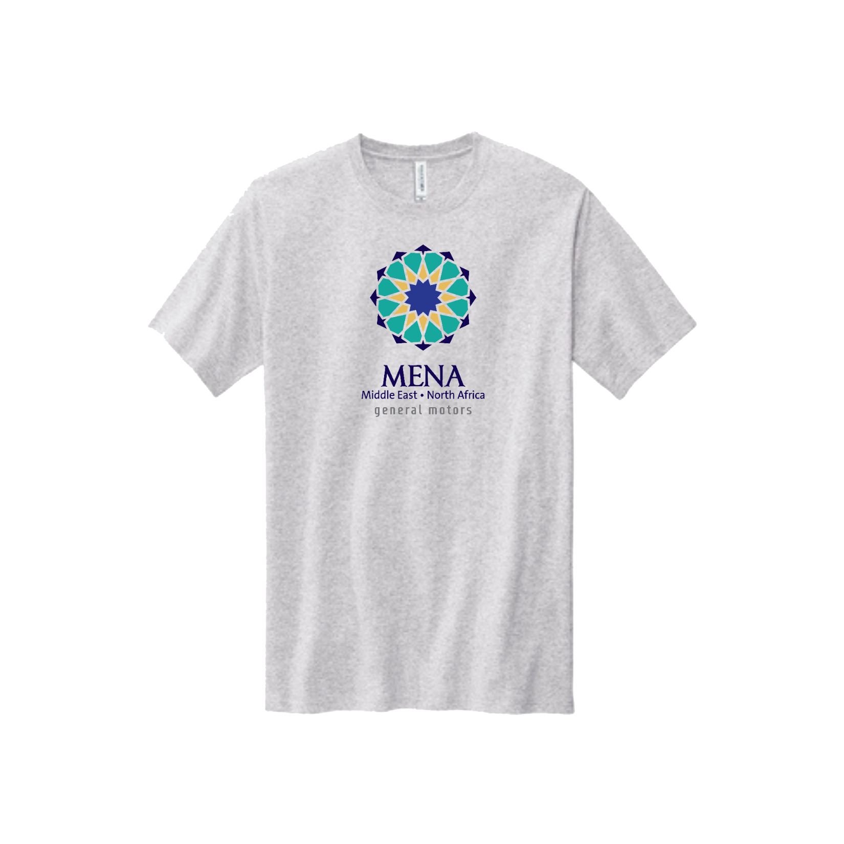 Light Gray GM MENA ERG USA Made T-Shirt