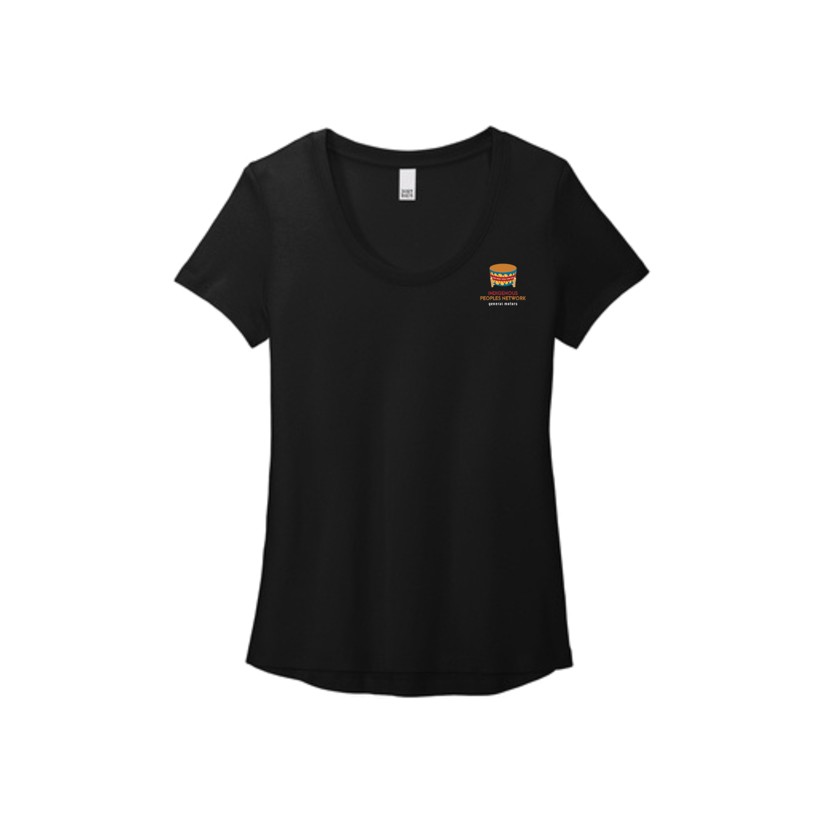 Black GM Indigenous Peoples Network ERG Scoop Neck Tee