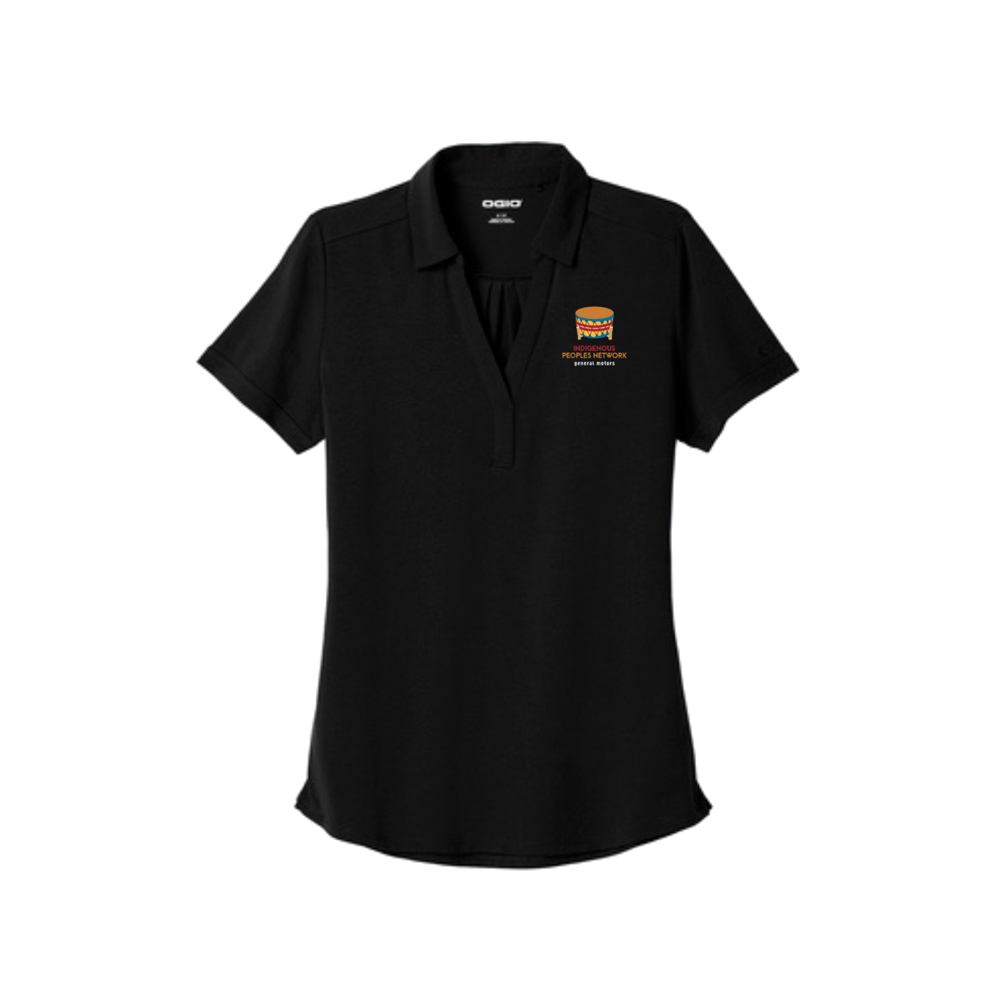 Black GM Indigenous Peoples Network ERG Women's OGIO Polo