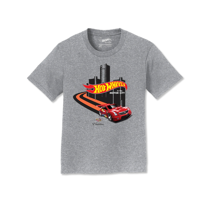 EXCLUSIVE" Cadillac Hot Wheels In The Motor City Toddler Tee