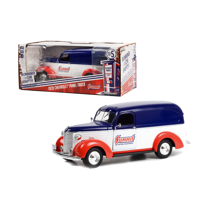 Midnight Blue 1939 Chevrolet Panel Truck - 1:24 Scale