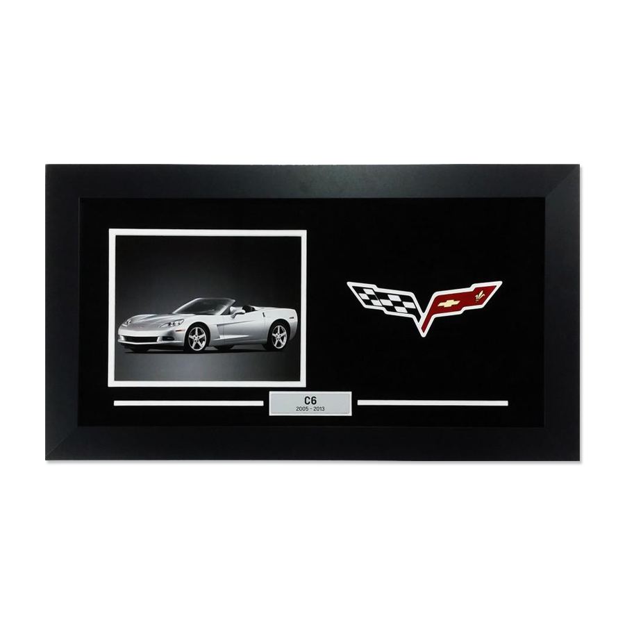 C6 Corvette "Frame Your Own" Picture Frame