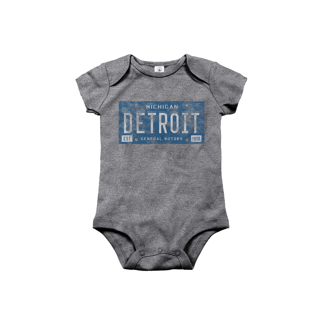 GM License Plate Infant Onesie