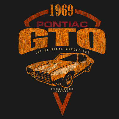 1969 Pontiac GTO Triangle T-Shirt