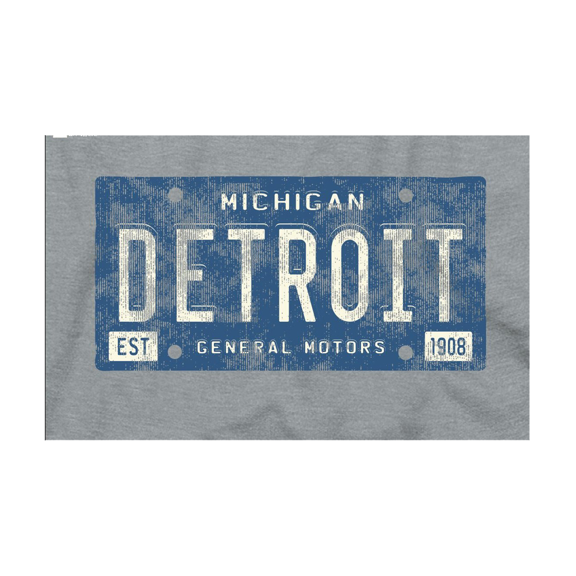GM Detroit Plate Raglan Hoodie