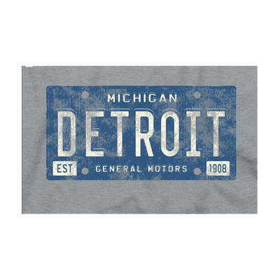 GM Detroit Plate Raglan Hoodie