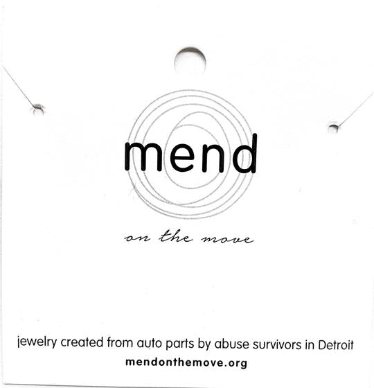Black Mend On The Move Heartfelt Necklace