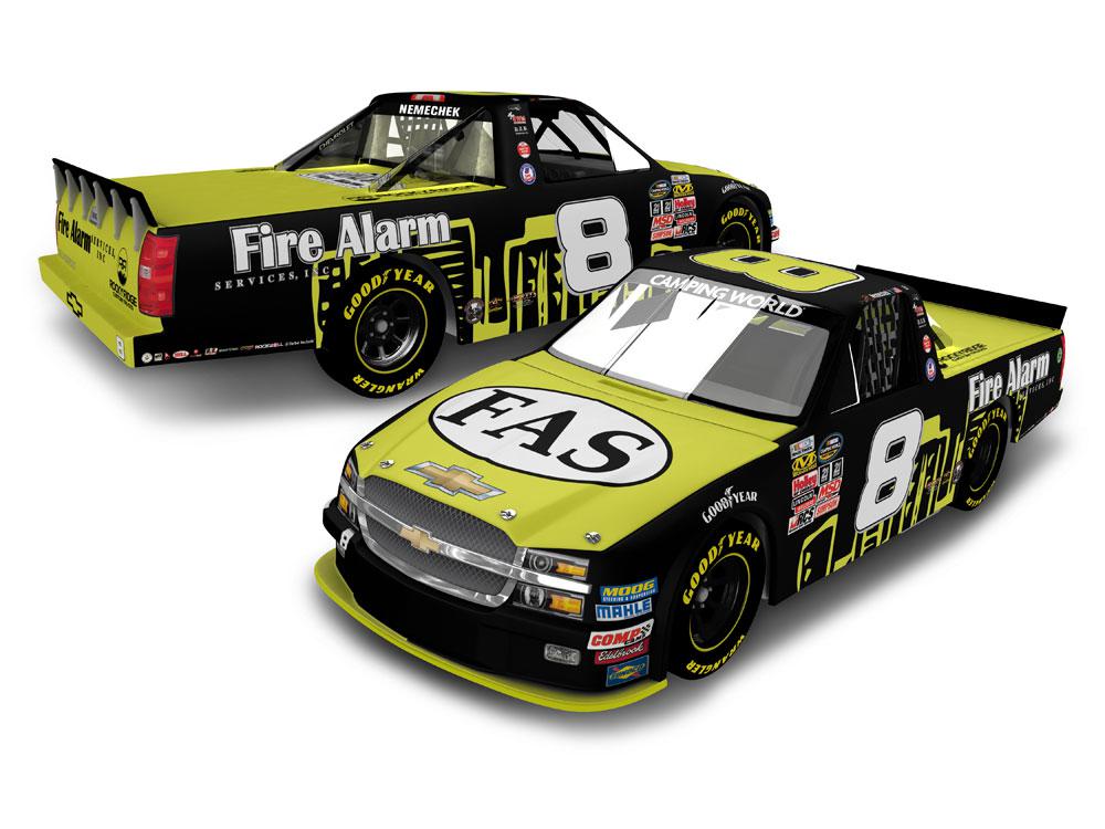 2016 John Hunter Nemechek Fire Alarm Services 1:24 Scale Nascar Diecast