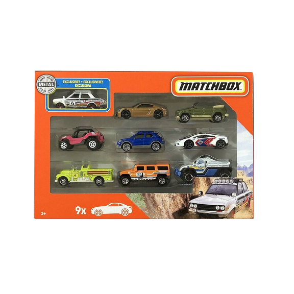 Matchbox 9-pack Assorted Cars (Styles May Vary)