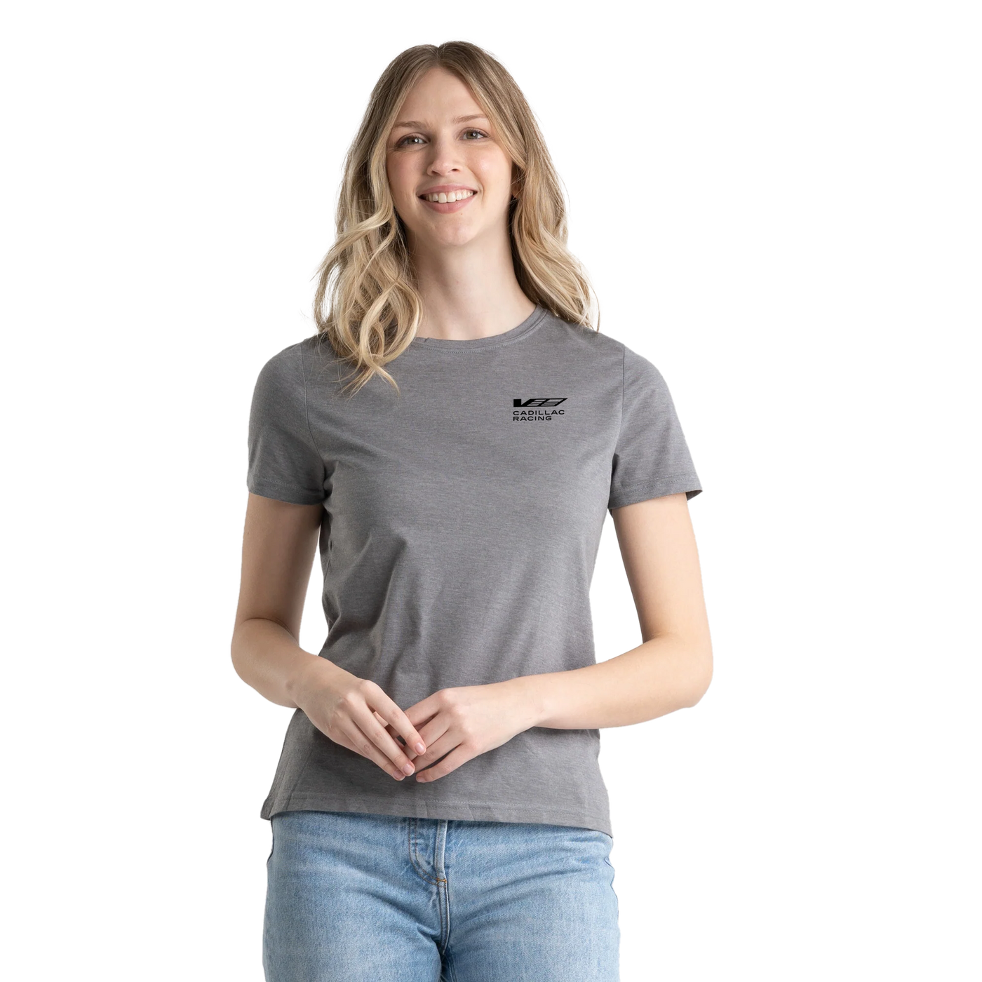 Cadillac Racing Women's Maddox Crew Neck Tee by Levelwear