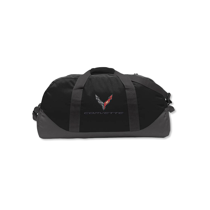 Dark Slate Gray Corvette C8 Eddie Bauer Duffel Bag